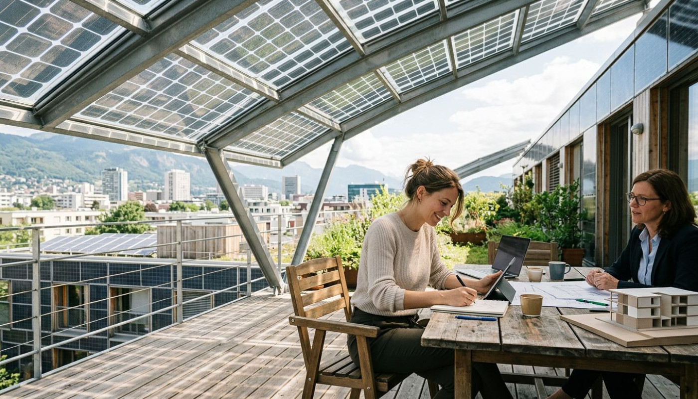 Plastiques et énergie solaire : un duo sous-estimé en architecture